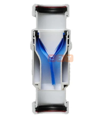 Сифон 11/2-40 компактный с обратным клапаном 